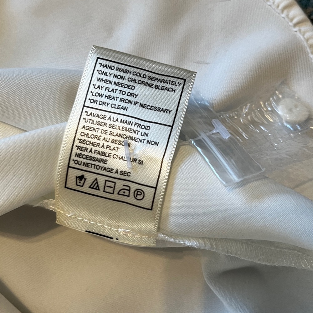Steve Madden Nadia White Button Down Shirt - Picture 15 of 16